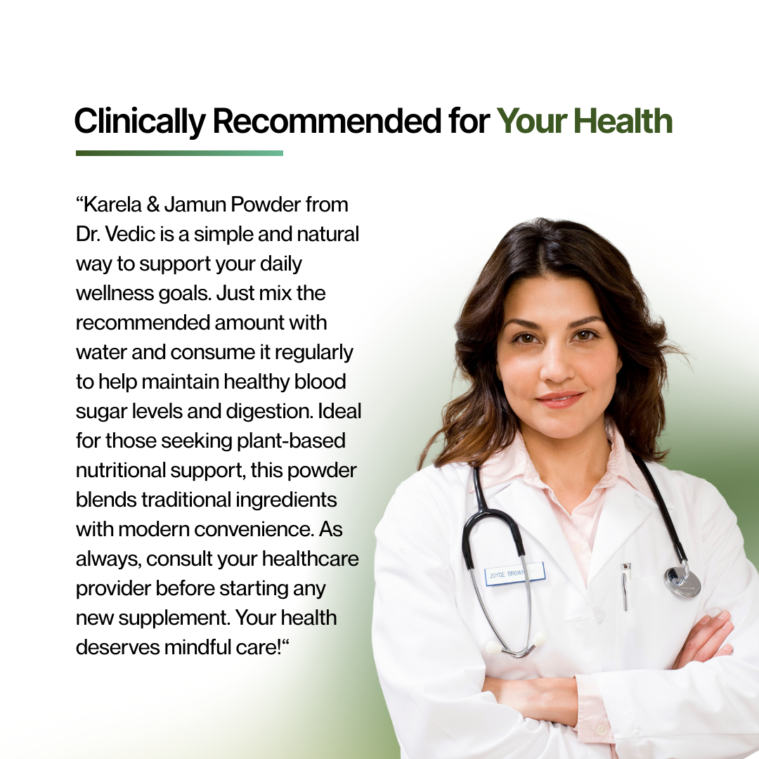 Dr Vedic Karela Jamun Powder – 250g
