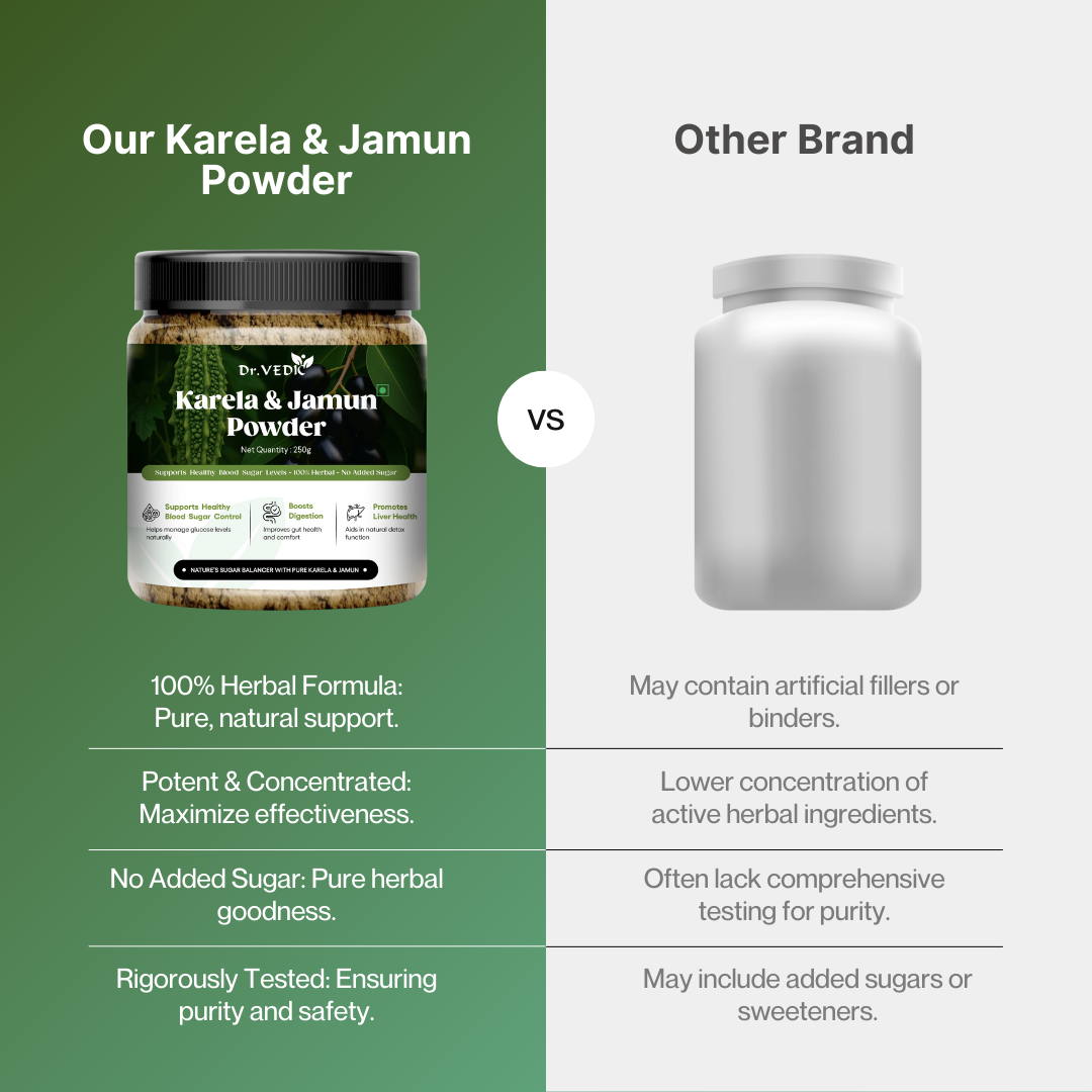Dr Vedic Karela Jamun Powder – 250g