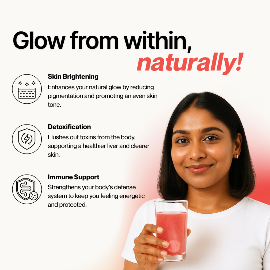 Dr.Vedic Glutathione Tablets (StrawBerry Flavour)