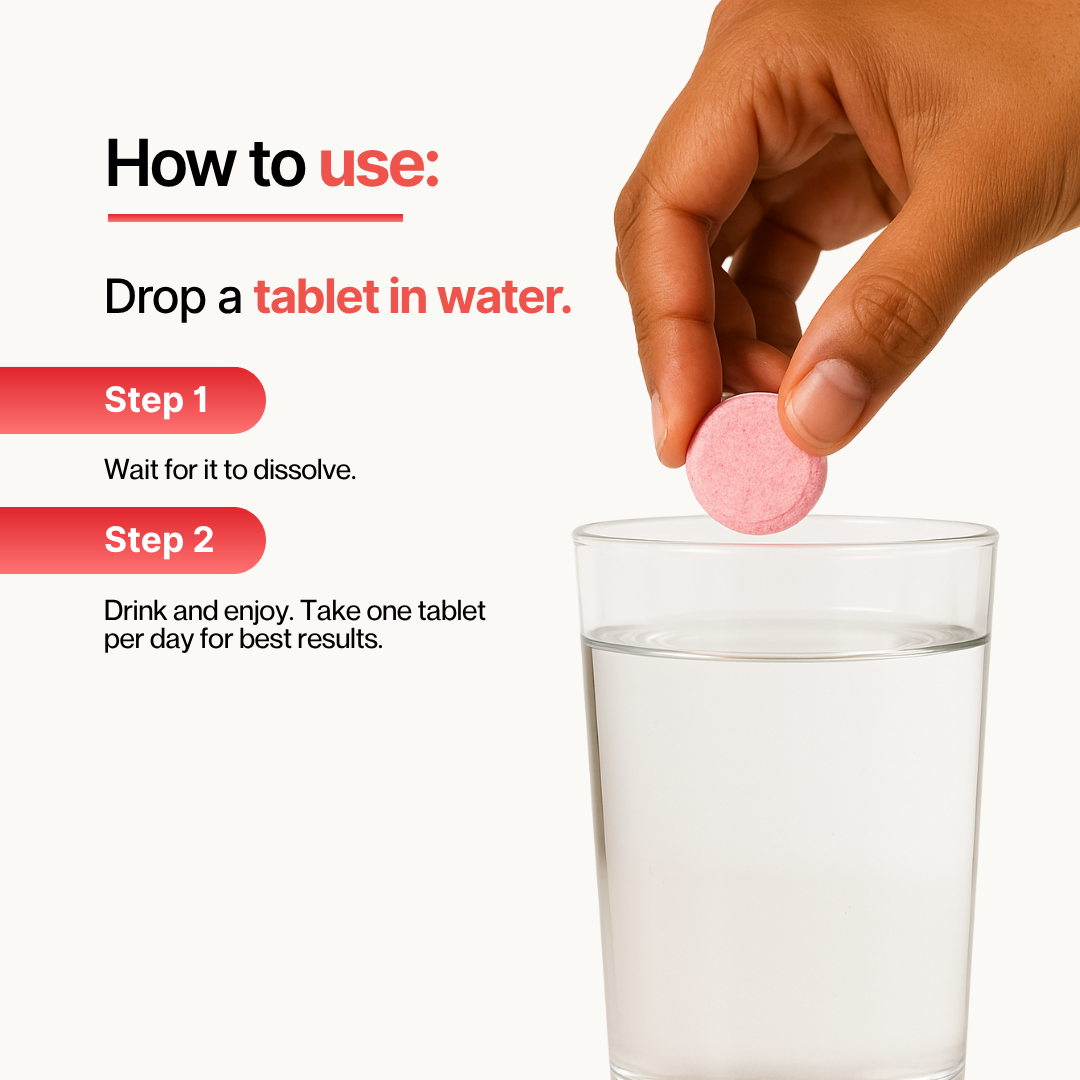 Dr.Vedic Glutathione Tablets (StrawBerry Flavour)