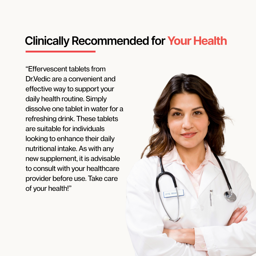 Dr.Vedic Glutathione Tablets (StrawBerry Flavour)