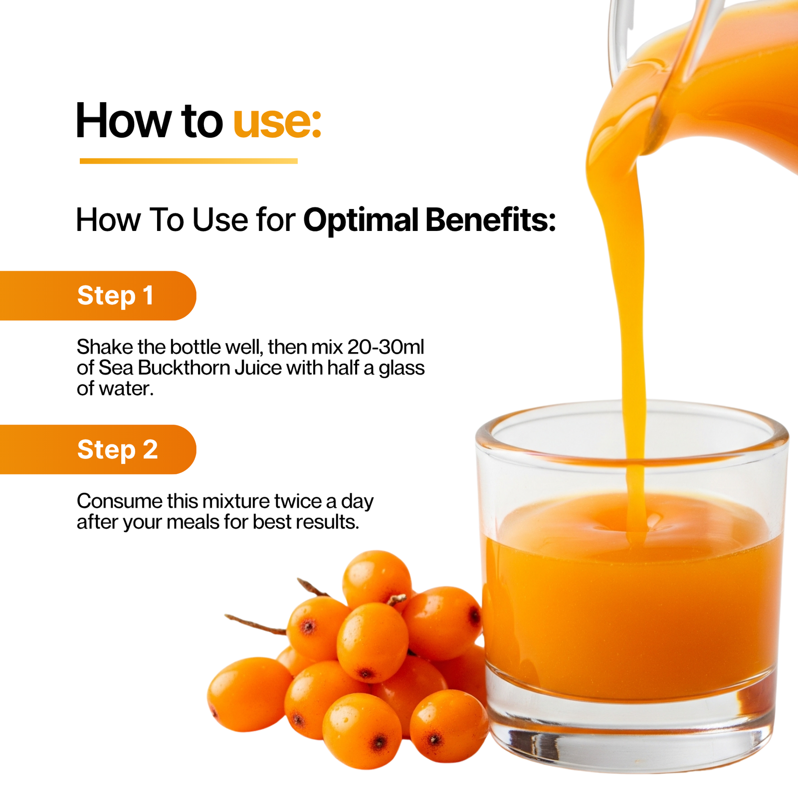 Dr.Vedic Himalayan Sea Buckthorn Juice 500ml - Image 6